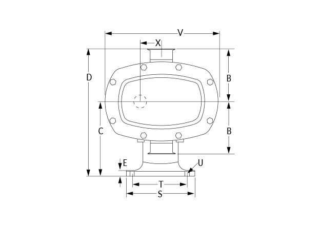 DuraCirc Vertical Dimensional Diagram