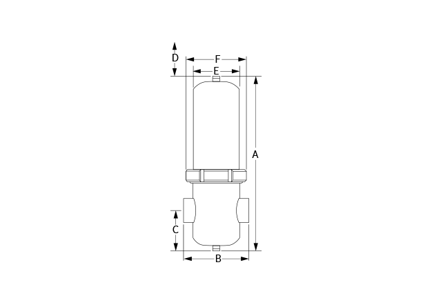 CSF16 NPT Dimensional Diagram