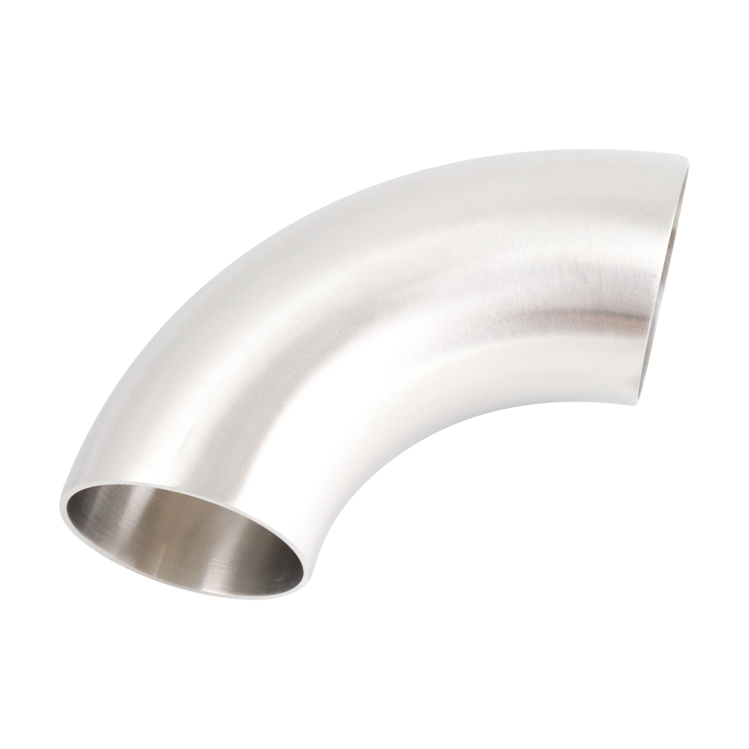 90-degree elbow, 2-inch butt-weld with no tangent, 316L stainless steel, with 32RA interior and exterior surface finish
