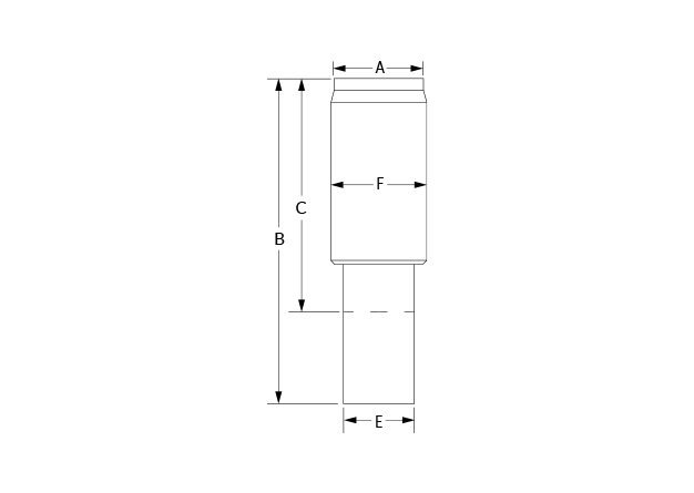 FOOT3A-15P-F Dimensional Diagram