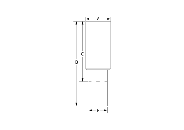 FOOT3A-20-F Dimensional Diagram