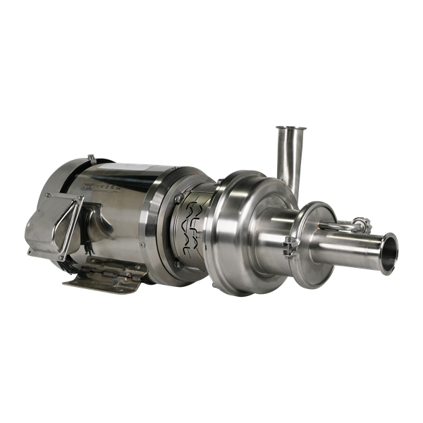 LKH20 prime pump and motor 2.5" x 2" tri-clamp 316l 32Ra C/SC single mechanical EPDM 165mm impeller 254TC 15hp 3 phase 60hz 230v 460v 3600 RPM stainless sterling no legs Alfa Laval