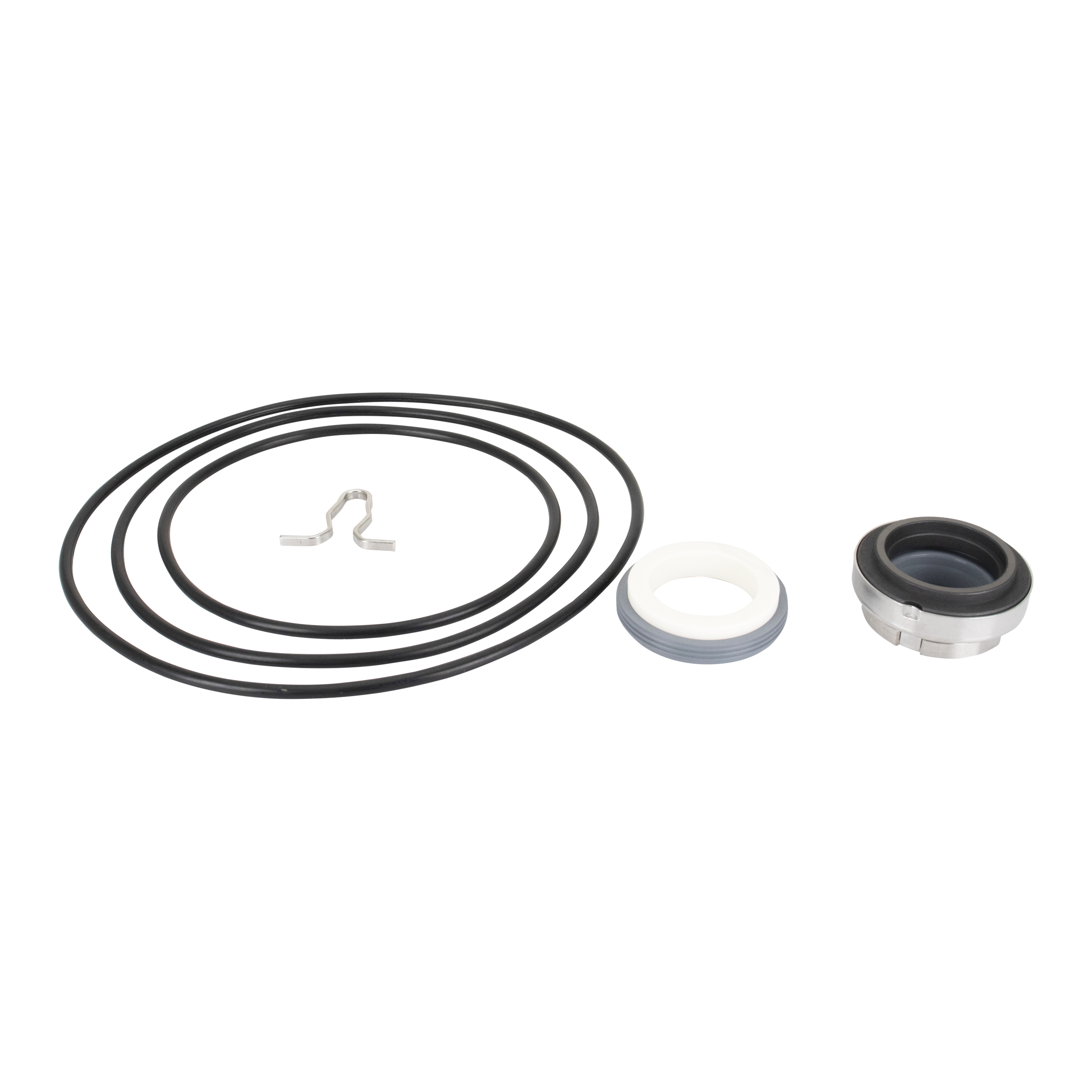 Replacement outer seal kit for pump models 4, 5, and 6, composed of carbon, ceramic, and Viton materials.
