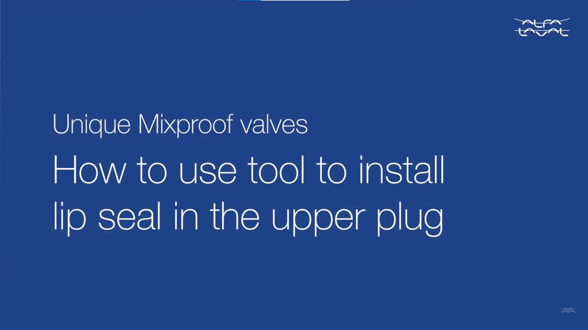 Alfa Laval Unique Mixproof Lip Seal Tool Service
