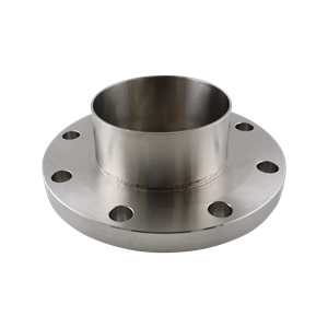 Adapter for 4-inch 150# flange to butt weld connection, made of 316L stainless steel.
