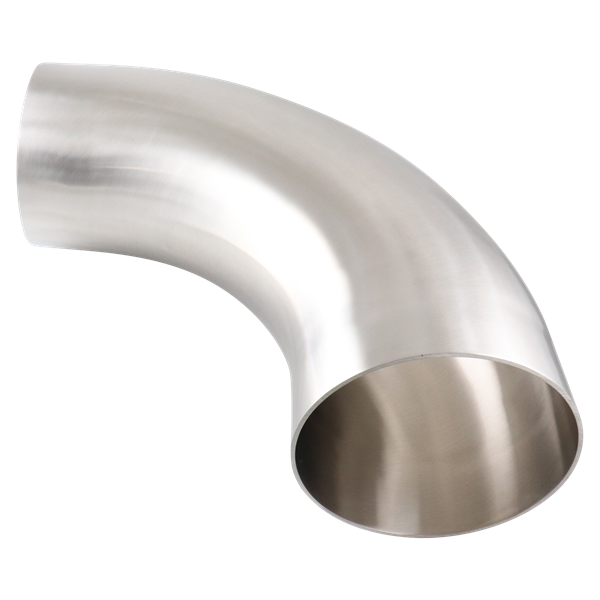 90-degree elbow for 4-inch butt weld connections, made from 304 stainless steel, with a 32RA internal and outer surface finish.