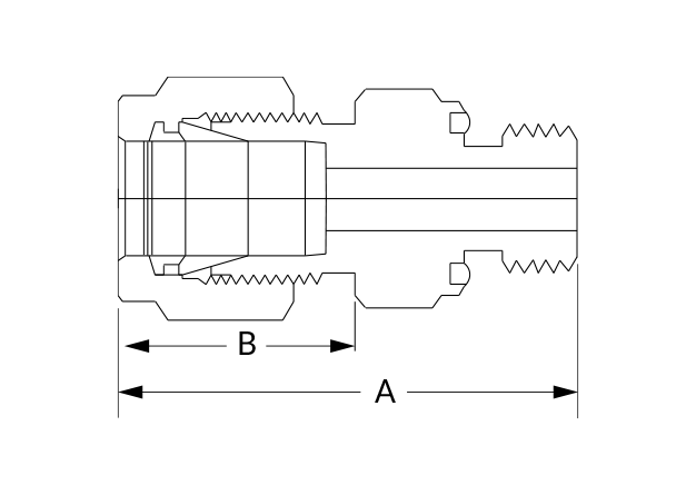 Superlok SOPC Dimensional Diagram