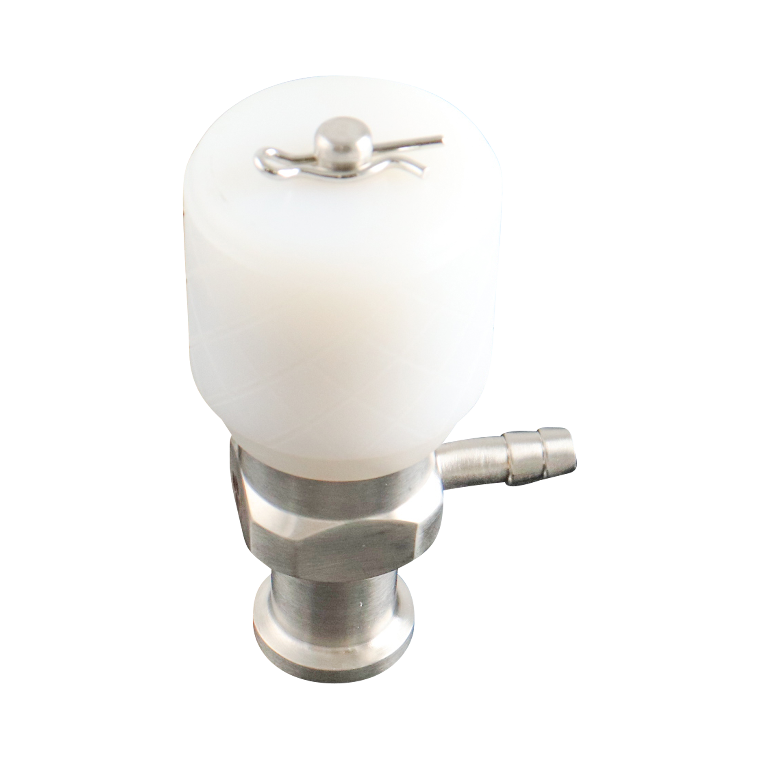 sample valve, 0.5-inch Tri-Clamp with 0.25-inch hose barb connection