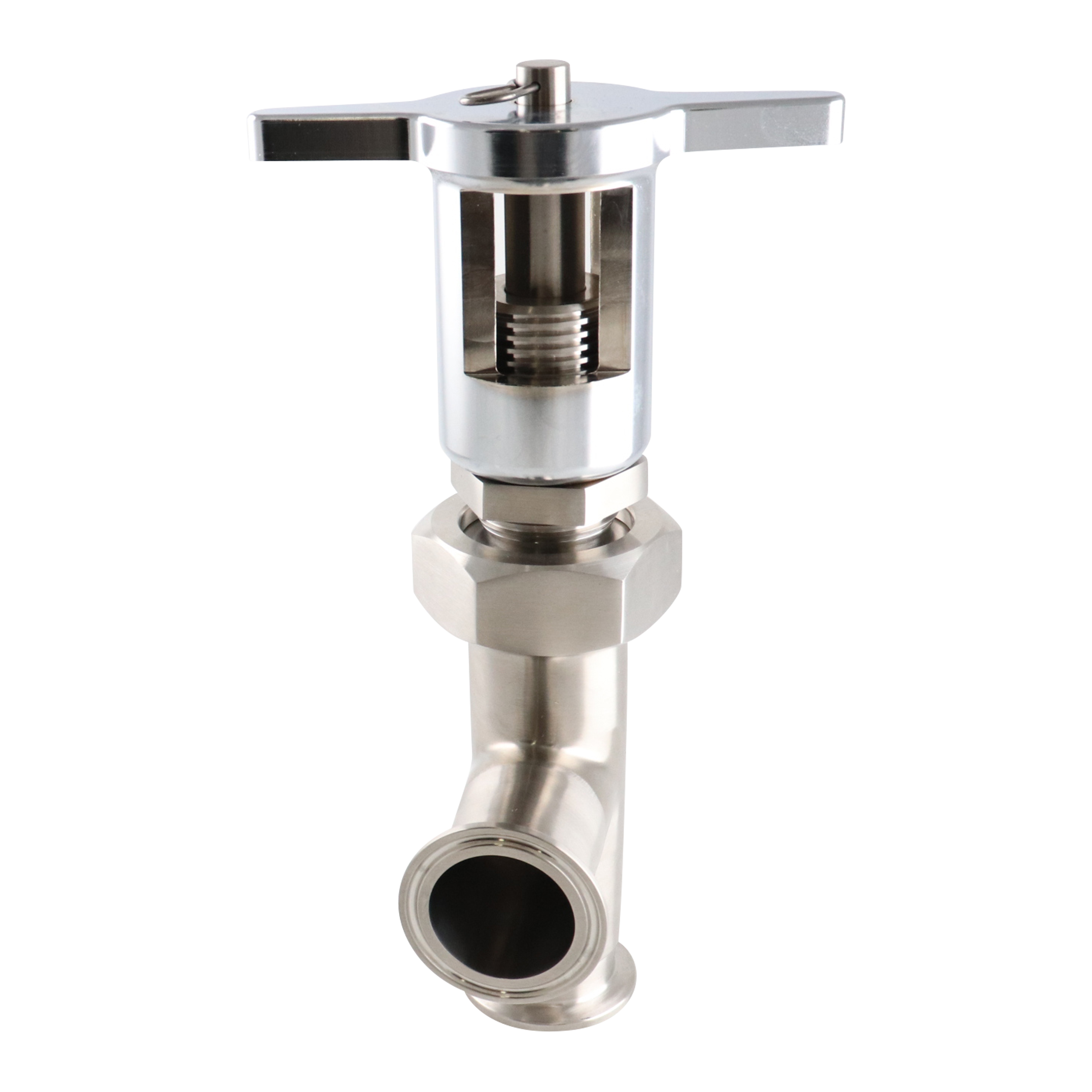 Relief valve 1.5" tri-clamp S spring 5 - 25 PSI