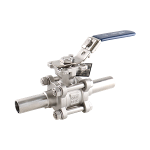 Ball valve 0.75" butt weld ext PTFE cavity fill 316L by QSM