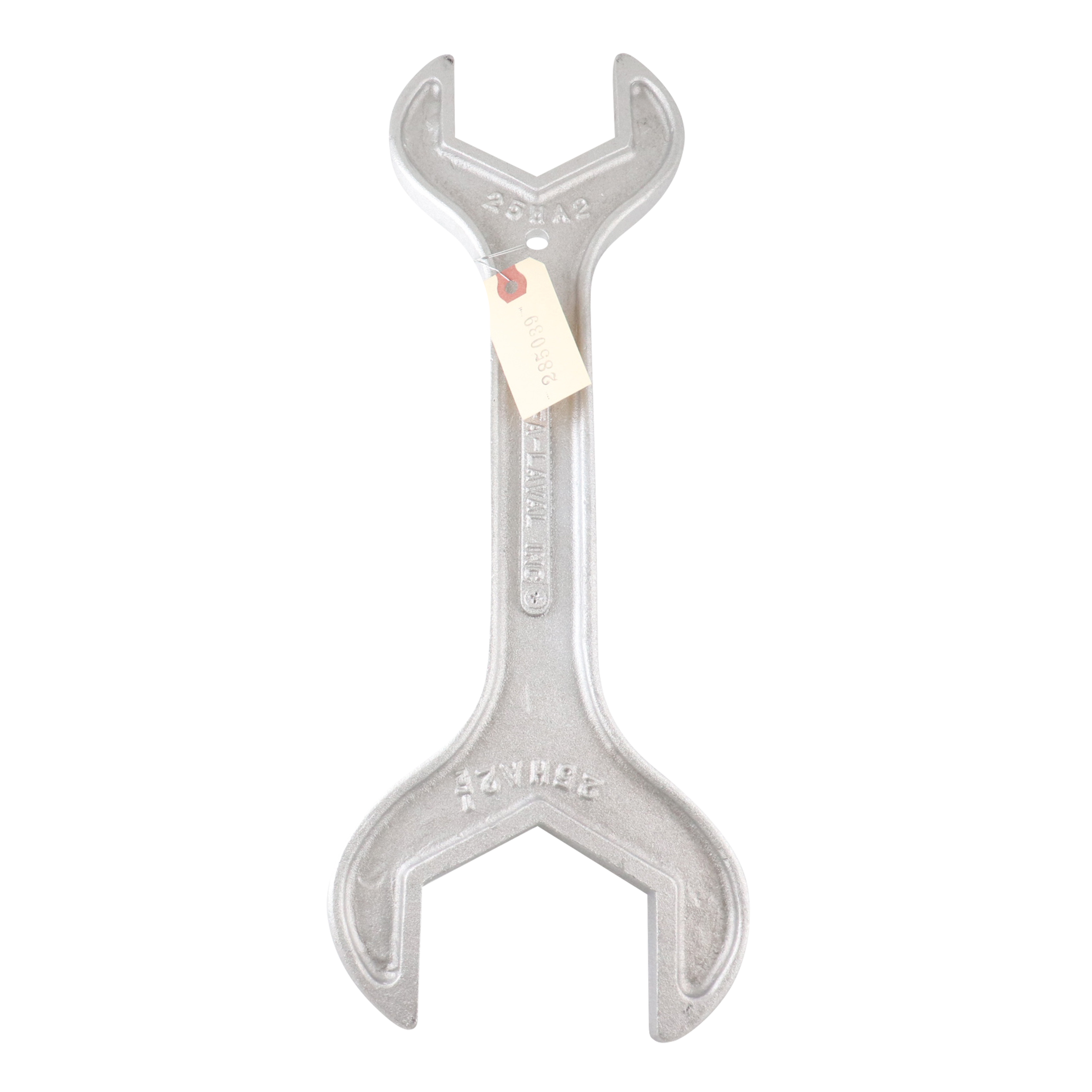 Wrench long 2.5" x 2" double end bevel seat aluminum