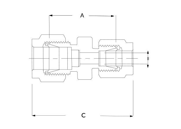 superlok sru dimensional diagram