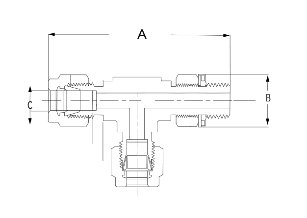 superlok spmrt dimensional diagram