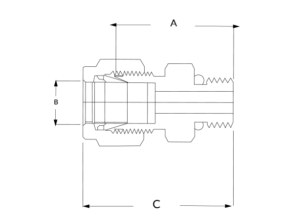 superlok ssmc dimensional diagram