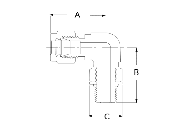 superlok spme dimensional diagram