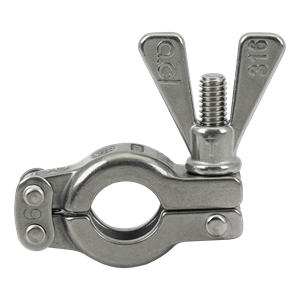 CLAMP SINGLE BOLT DOUBLE PIN 0.5" 0.75" 316 SH TYPE CL.SH.0050 C005.6.SH1 ADVANCED COUPLINGS