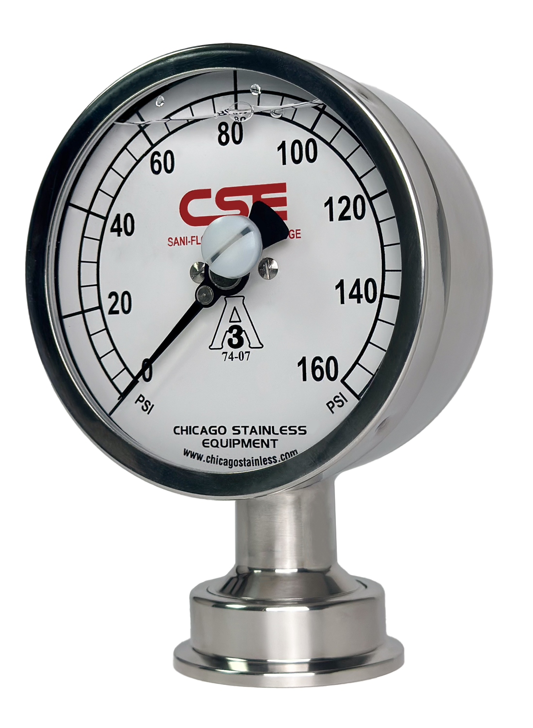 Sani-Flow Pressure Gauges