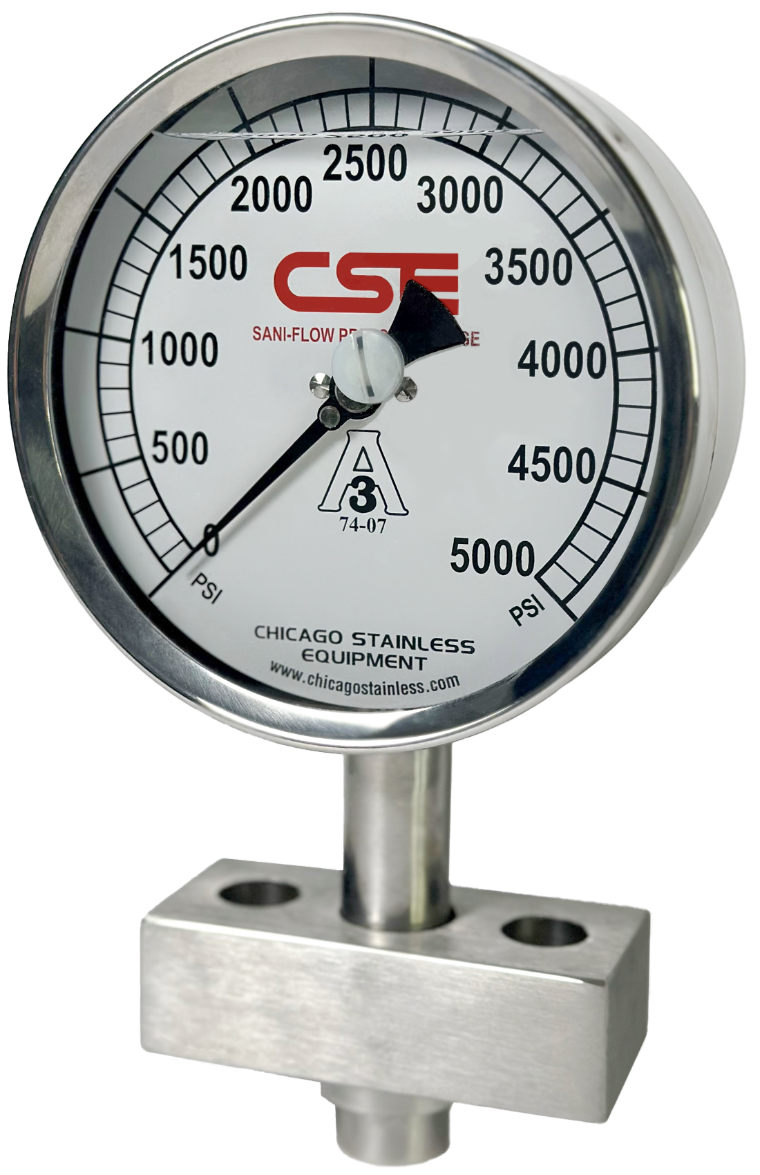 Sani-Flow Homogenizer Pressure Gauges