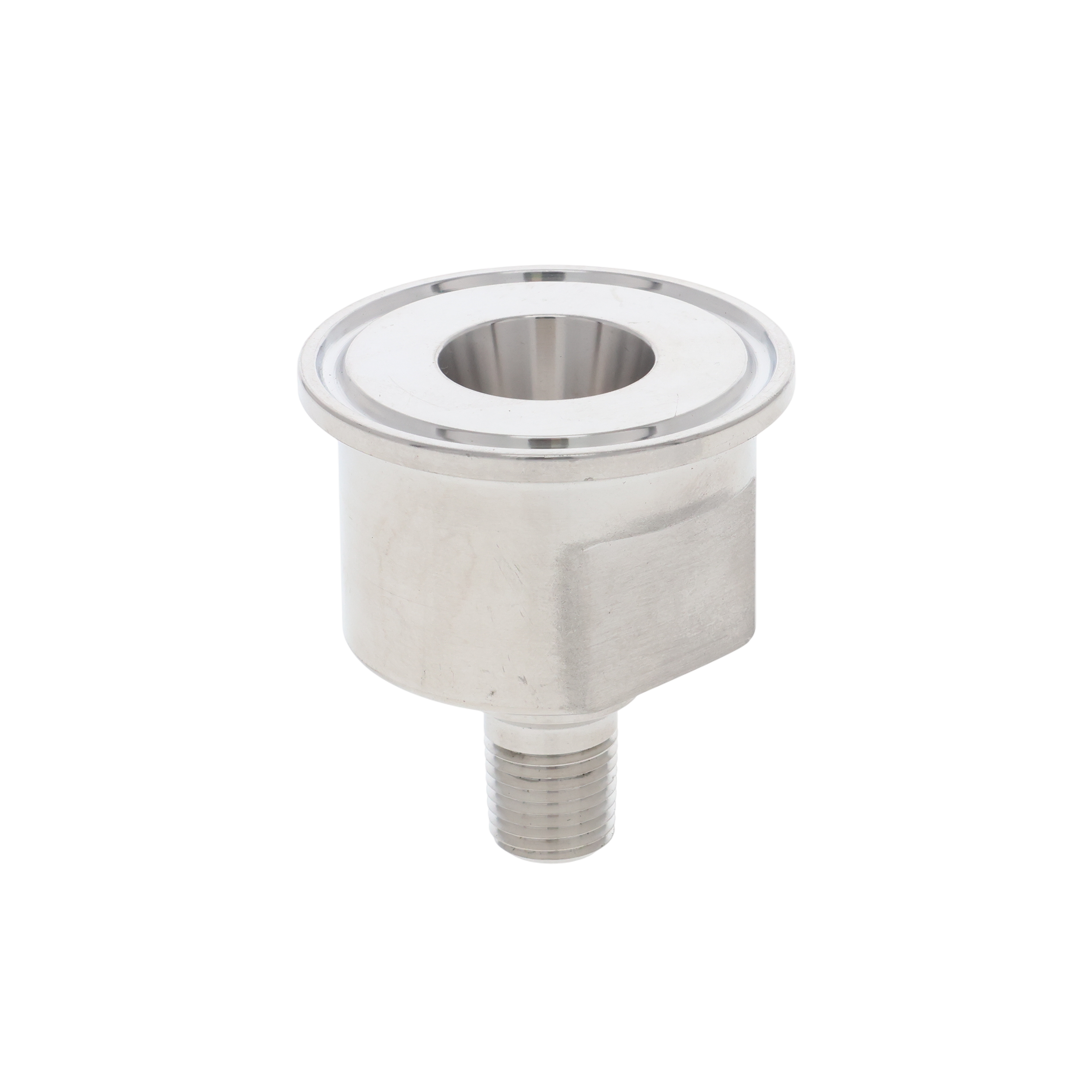 ADAPTER 1" TC X 0.25" MPT 316L 32RA ID 32RA OD