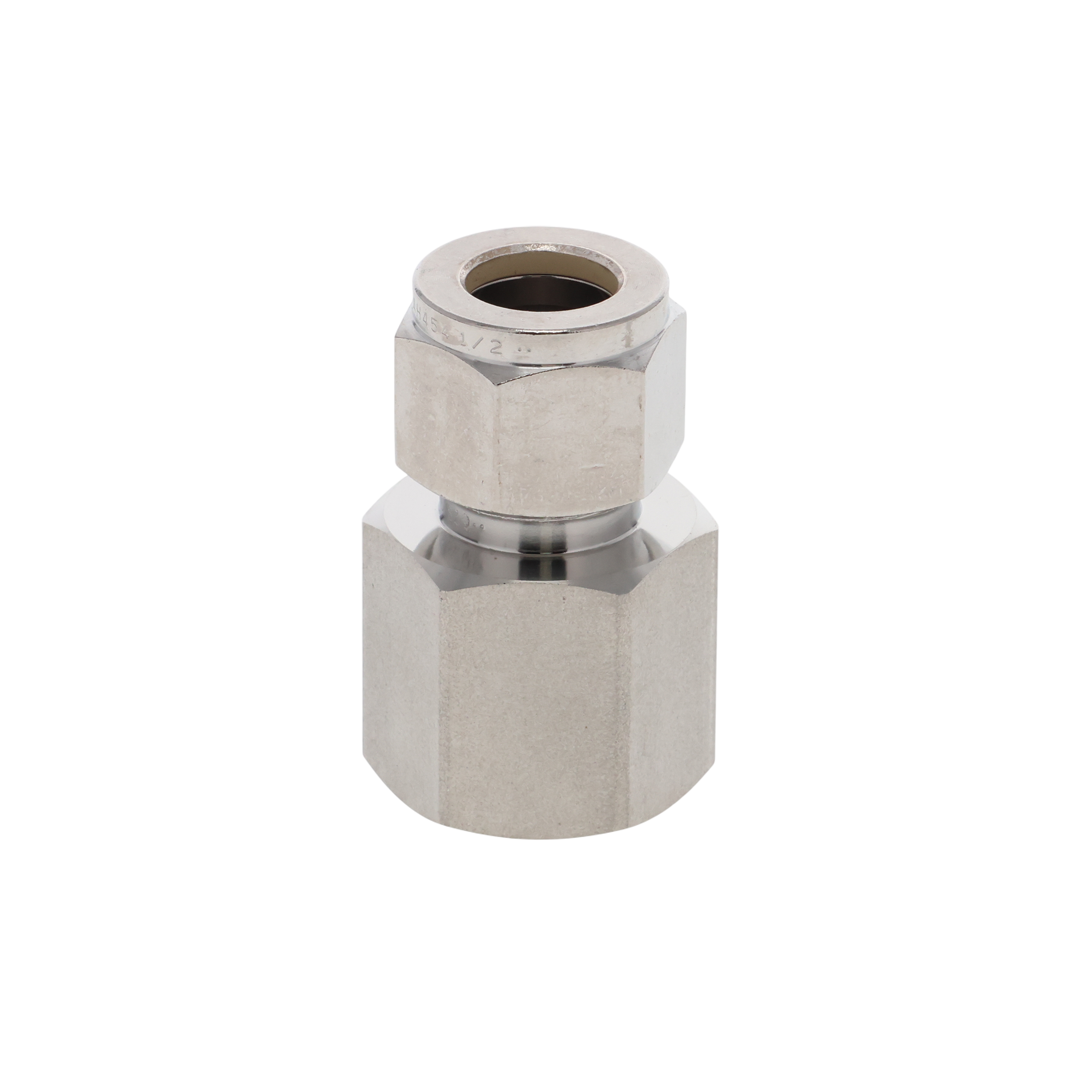 FEMALE CONNECTOR 1/2" COMPRESSION TUBE X 1/2" FNPT 316 SUPERLOK EQUAL TO SS-810-7-8