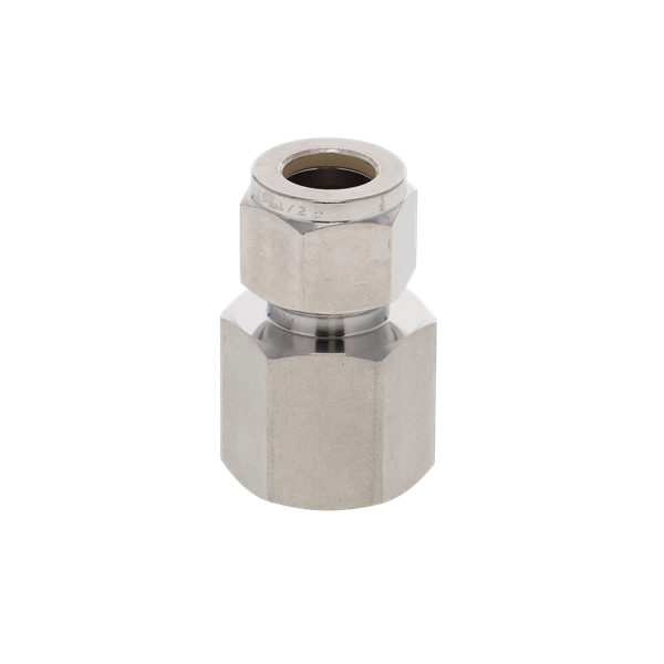 FEMALE CONNECTOR 1/2" COMPRESSION TUBE X 1/2" FNPT 316 SUPERLOK EQUAL TO SS-810-7-8
