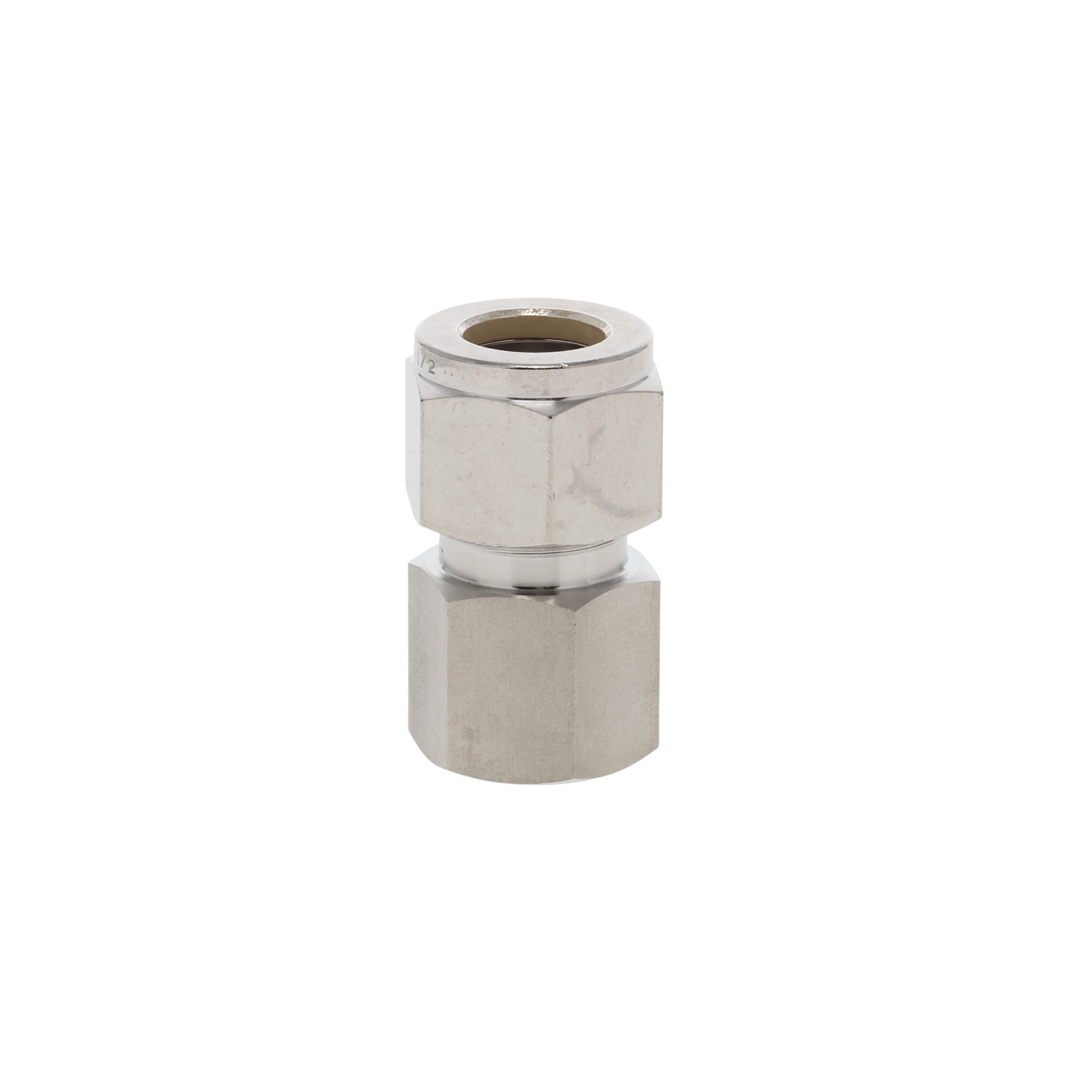 FEMALE CONNECTOR 1/2" COMPRESSION TUBE X 1/4" FNPT 316 SUPERLOK EQUAL TO SS-810-7-4