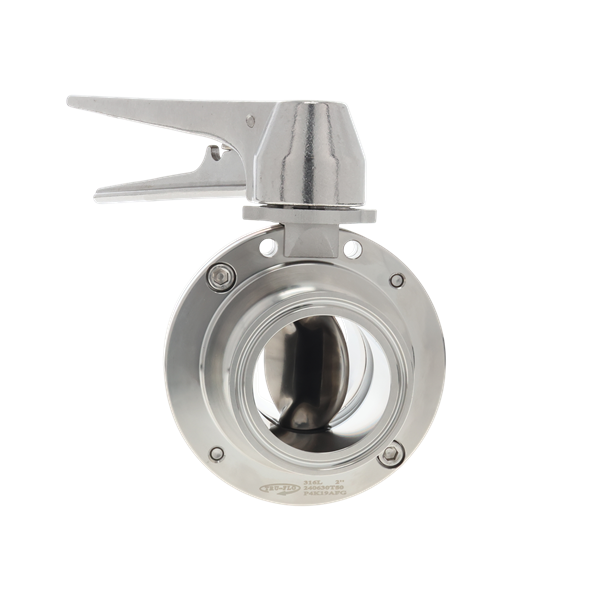 QSM BUTTERFLY VALVE 2" TC VITON 13 POS HANDLE