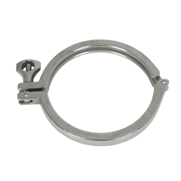 CLAMP HEAVY TWO PIECE 5in Tri-Clamp SINGLE PIN 304