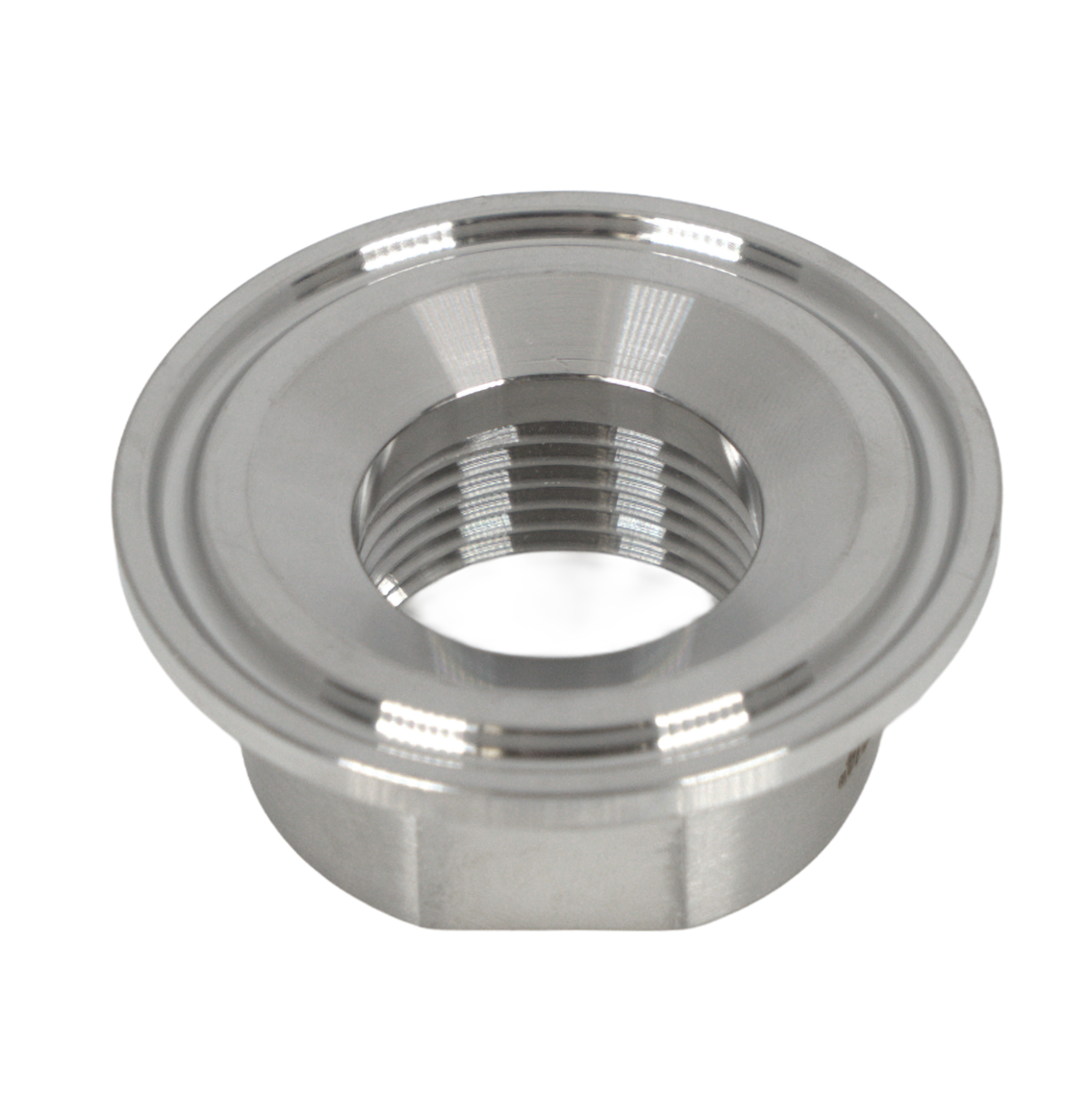 ADAPTER 1.5in Tri-Clamp X 0.75in FPT 316L 32RA ID 32RA OD