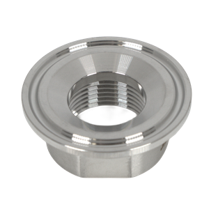 ADAPTER 1.5in Tri-Clamp X 0.75in FPT 316L 32RA ID 32RA OD