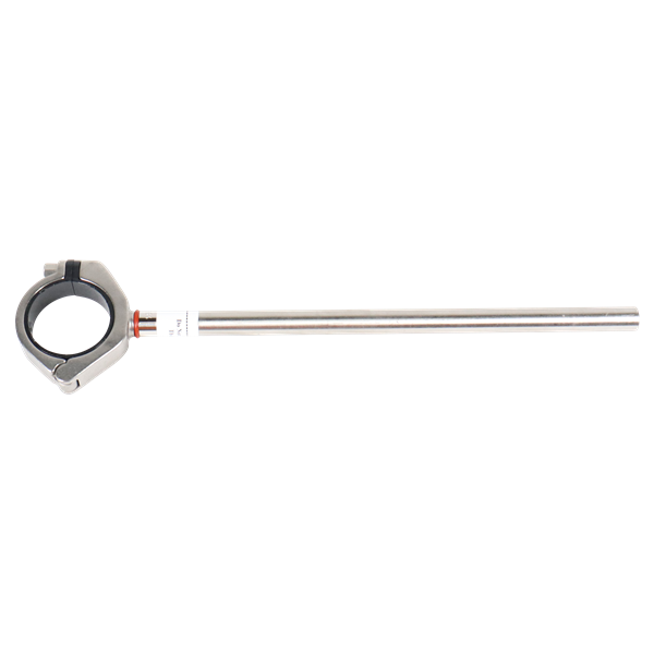 Hanger for a 1-inch tube, with a dynamic anchor and black insert, featuring a 12-inch rod, made from 304 stainless steel.
