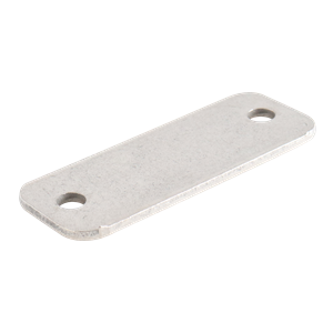 Durable cover plate for Group 6 tube support, crafted from 304 stainless steel, suitable for hygienic applications.