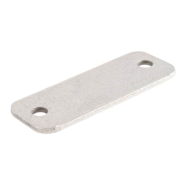 Durable cover plate for Group 6 tube support, crafted from 304 stainless steel, suitable for hygienic applications.