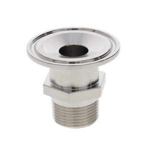 ADAPTER 1.5" TC X 0.75" MPT 316L 32RA ID 32RA OD