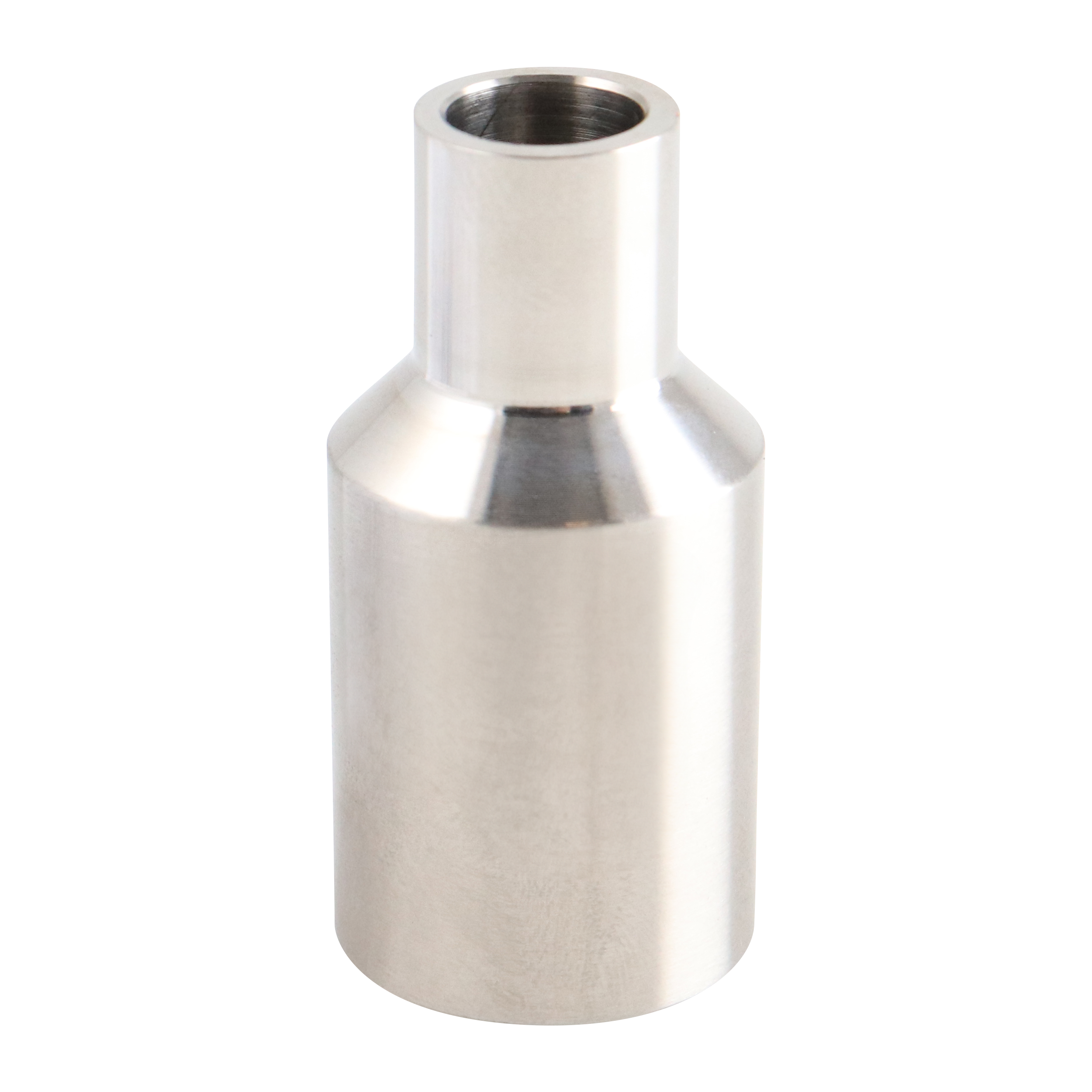Adapter 0.5" sch 40 pipe x 0.5" butt weld tube 316L 1.75" OAL