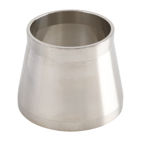 adapter, 1.5-inch Schedule 10 pipe to 1.5-inch butt-weld tube, made from 316L stainless steel, with 1.5-inch overall length