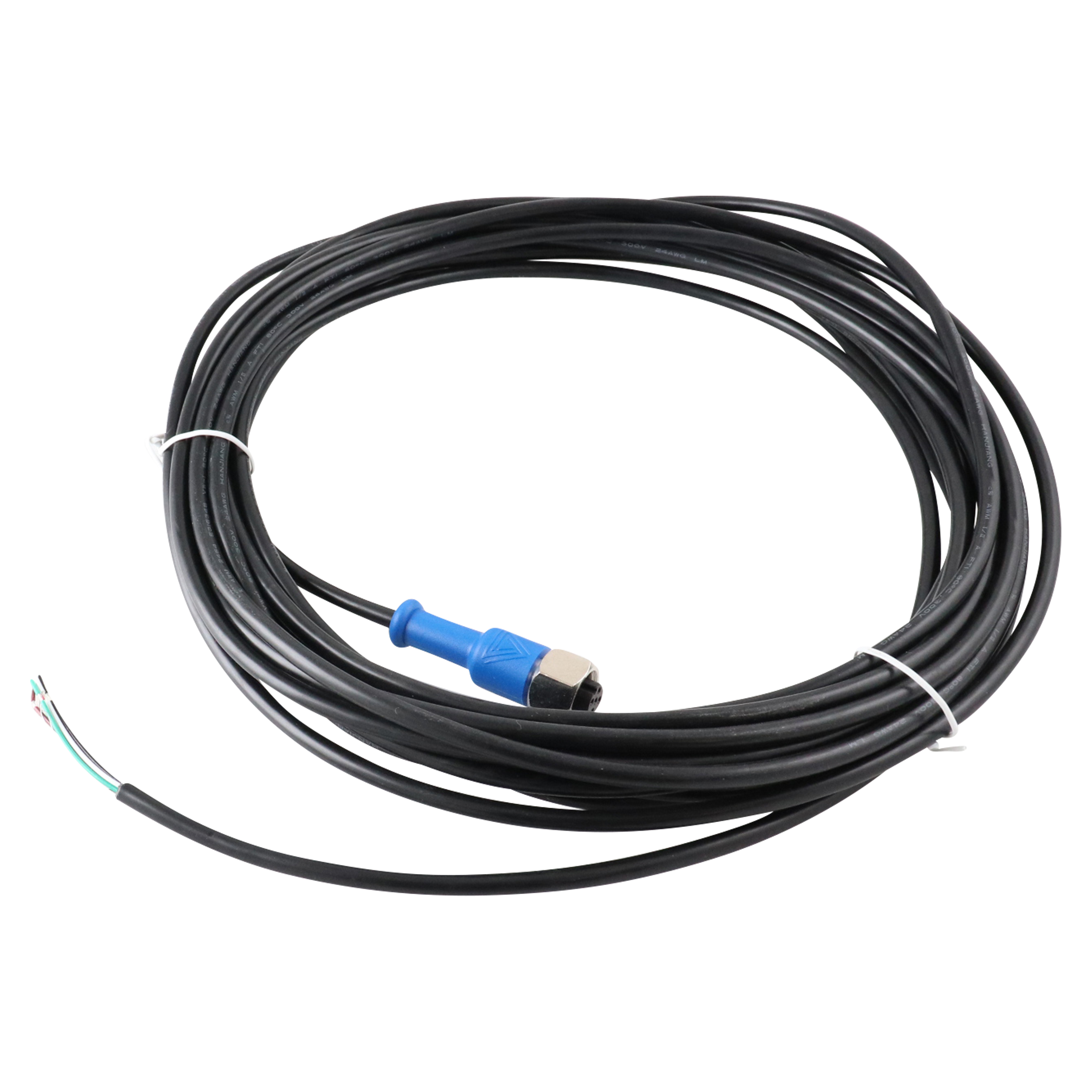 Molded cord set featuring a 25-foot shielded cable with a 5-pin connection, manufactured by Anderson.