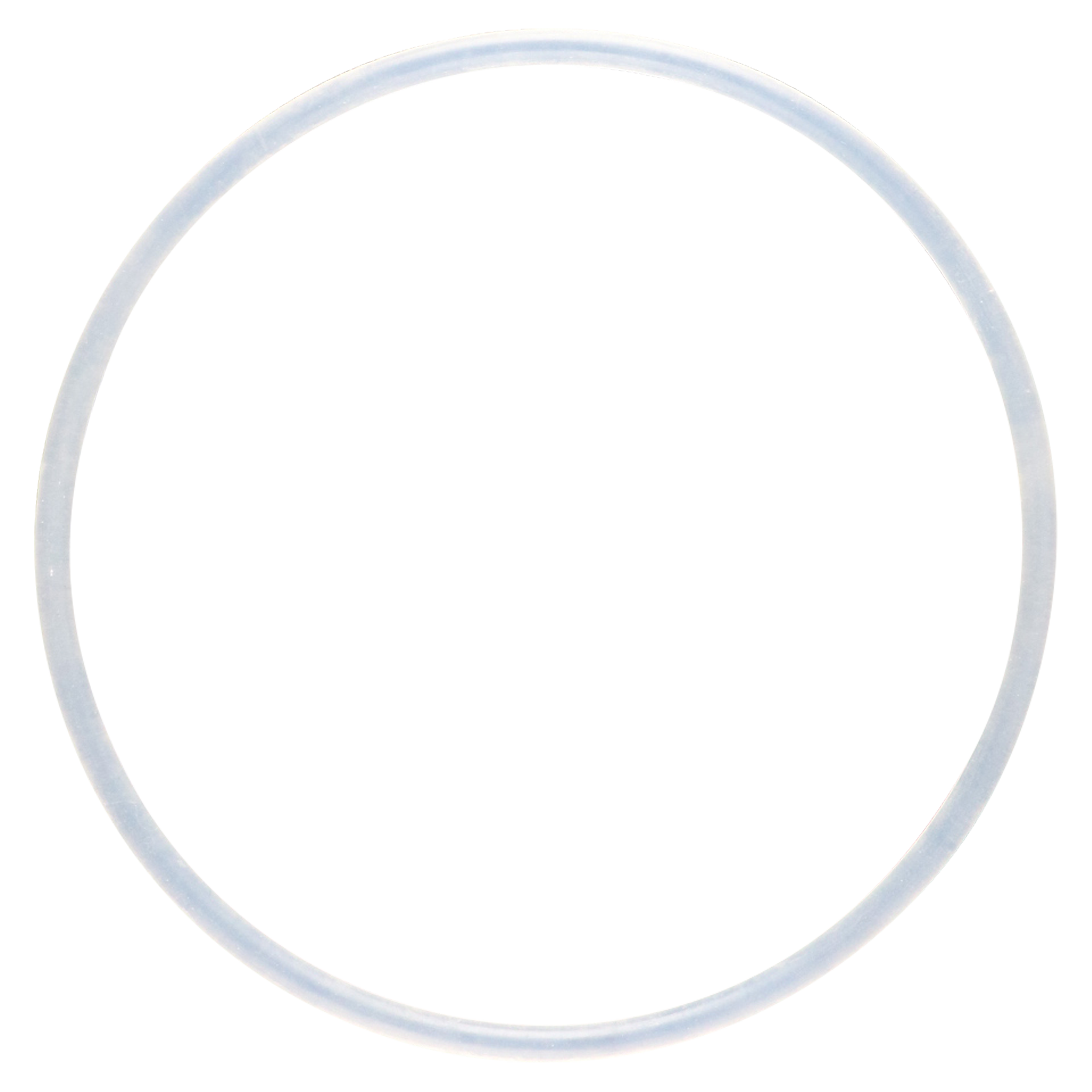 O-ring 3.5" inner diameter 3.75" outer diameter 0.125" width silicone USP VI with certs