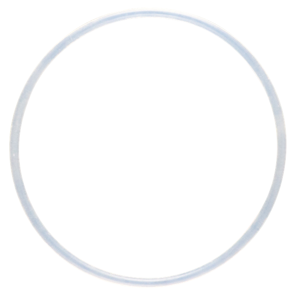 O-ring 3.5" inner diameter 3.75" outer diameter 0.125" width silicone USP VI with certs