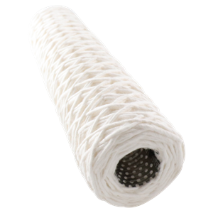 Cartridge oil filter: 50-micron rating, APV brand.
