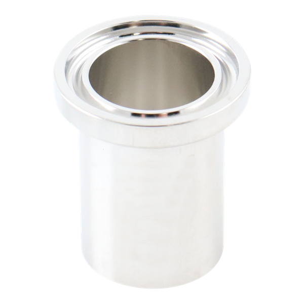Ferrule 0.75" tri-clamp 316L 1.125" OAL 15Ra EP inner diameter 32Ra outer diameter BPE SF4