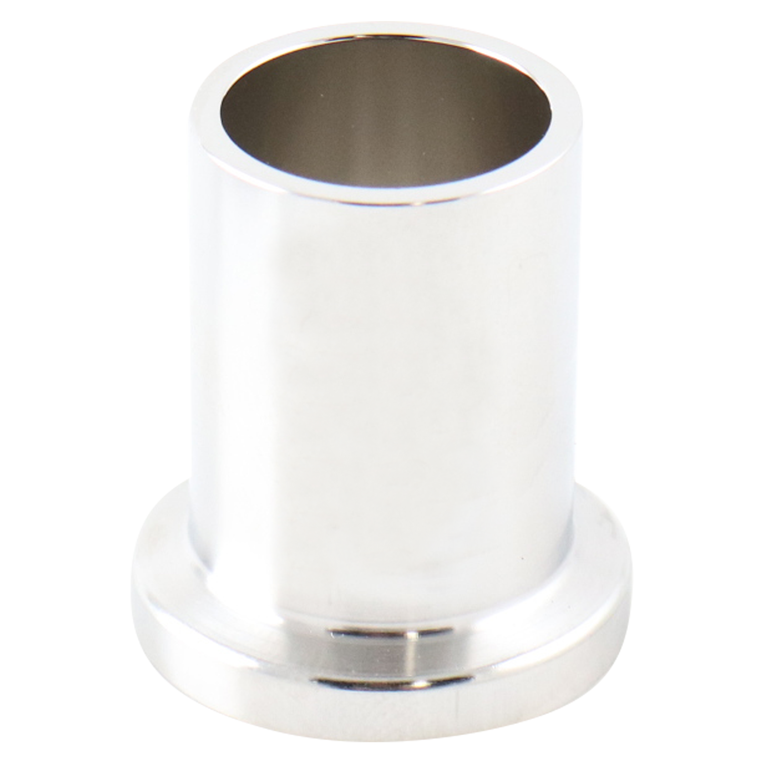 0.75-inch Tri-Clamp ferrule, made from 316L stainless steel, with 1.125-inch overall length and 32RA interior and exterior surface finish