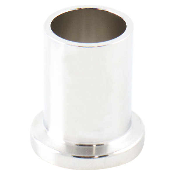 0.75-inch Tri-Clamp ferrule, made from 316L stainless steel, with 1.125-inch overall length and 32RA interior and exterior surface finish