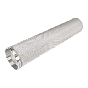 Screen assembly, long design, with 80 mesh filtration.