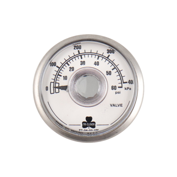 Gauge valve 0-60 PSI for level control