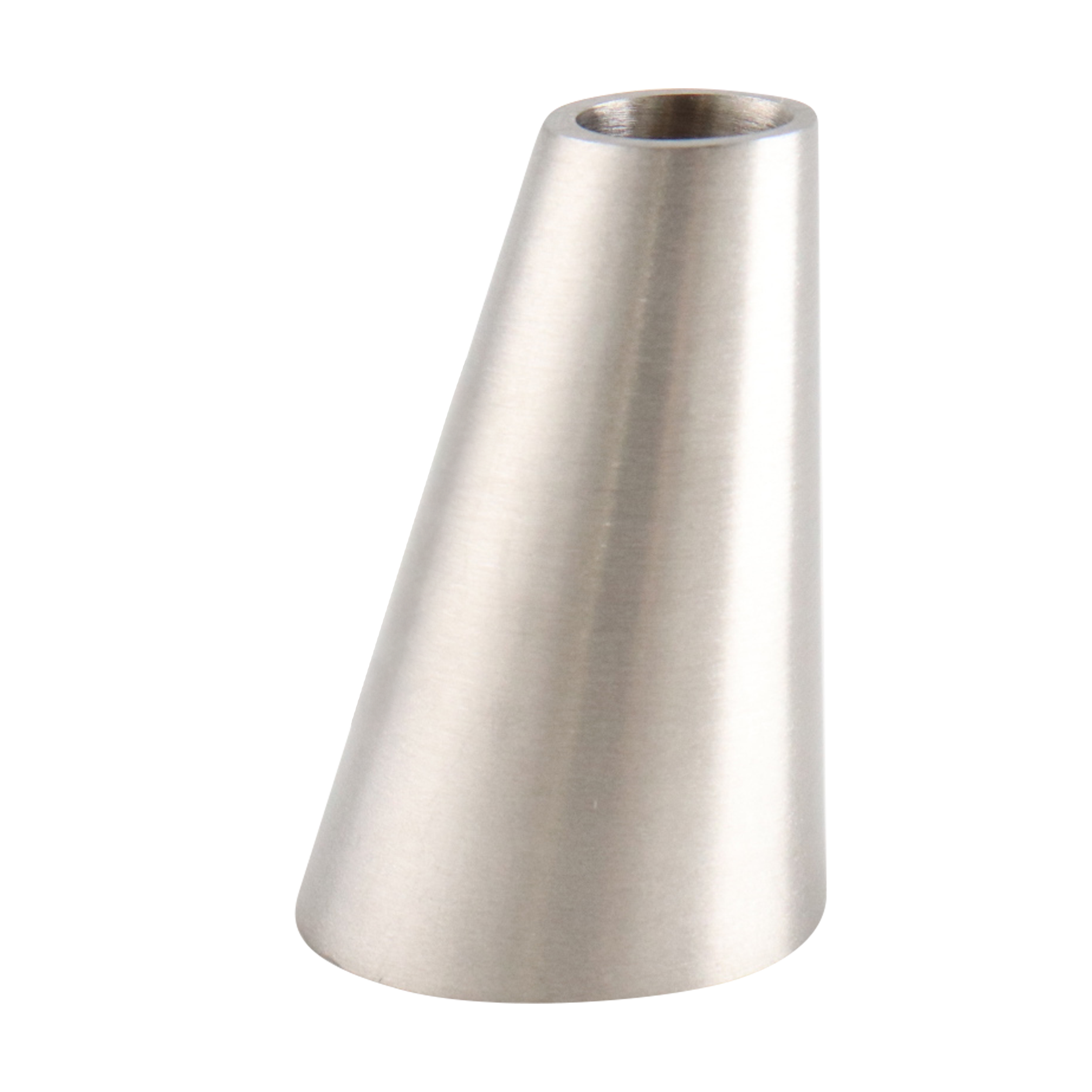 Eccentric reducer 1x0.5 butt weld 316l 2" OAL 32Ra inner diameter 32Ra outer diameter