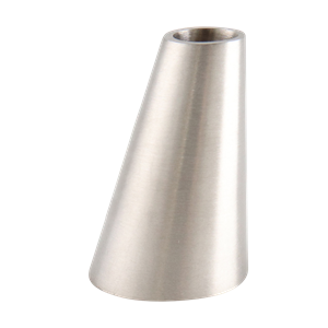 Eccentric reducer 1x0.5 butt weld 316l 2" OAL 32Ra inner diameter 32Ra outer diameter