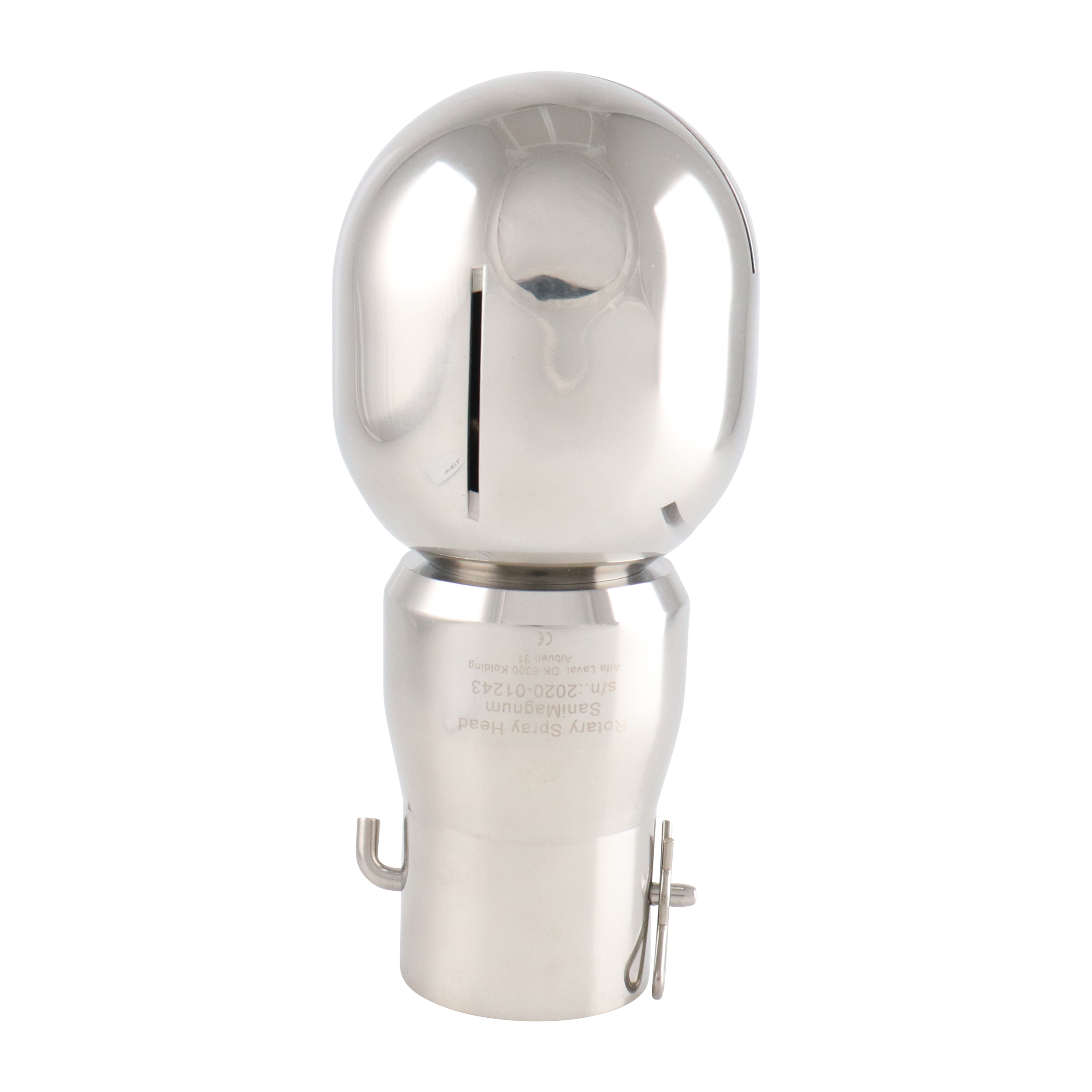 Rotary Spray Head, 360-degree coverage, 1.5-inch size, SaniMagnum model, manufactured by Toftejorg.