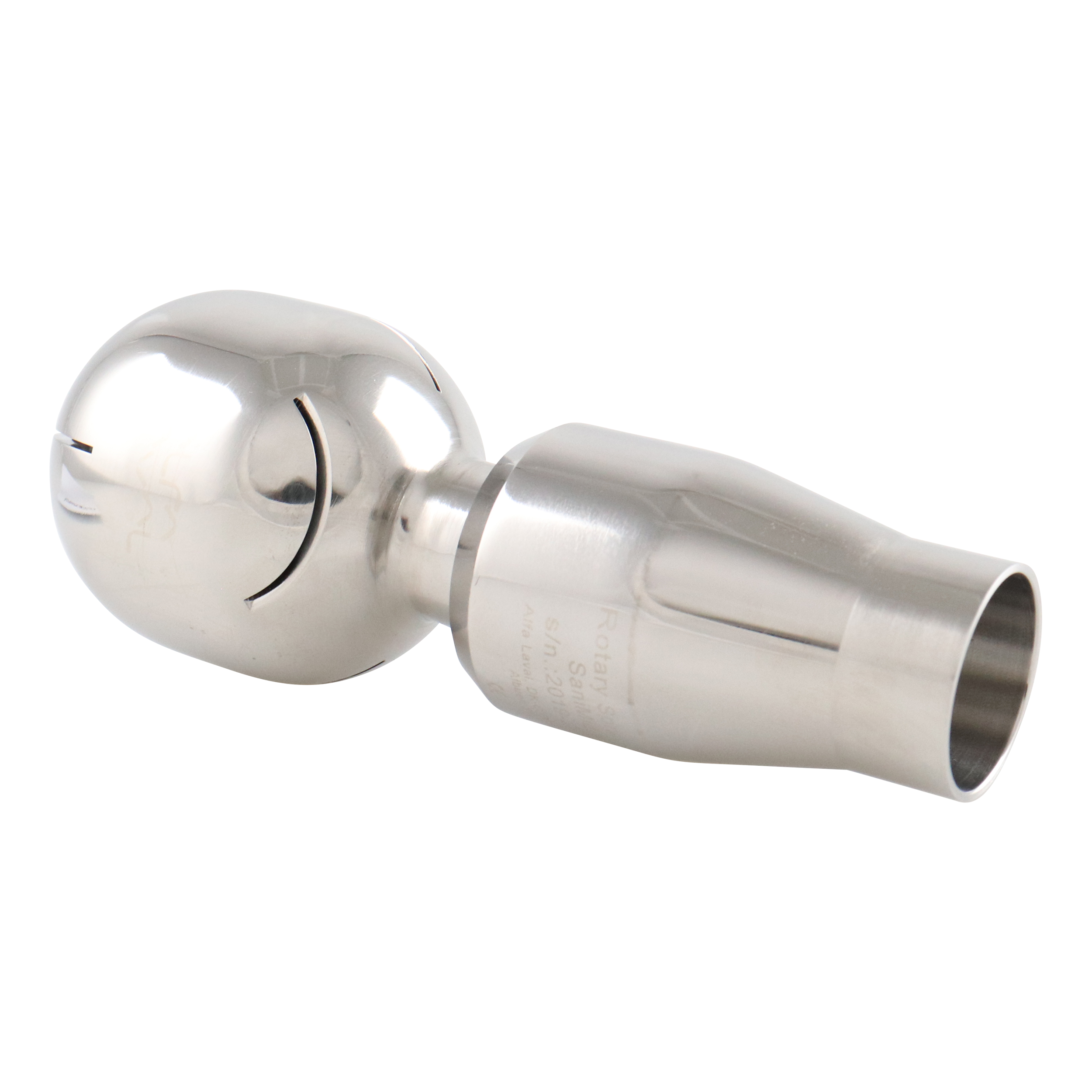 Rotary spray head, 360°, weld, 1", Sanimidget, Toftejorg