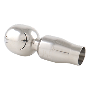Rotary spray head, 360°, weld, 1", Sanimidget, Toftejorg